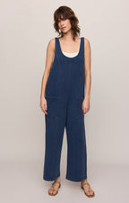 Dream All Day Knit Denim Overall