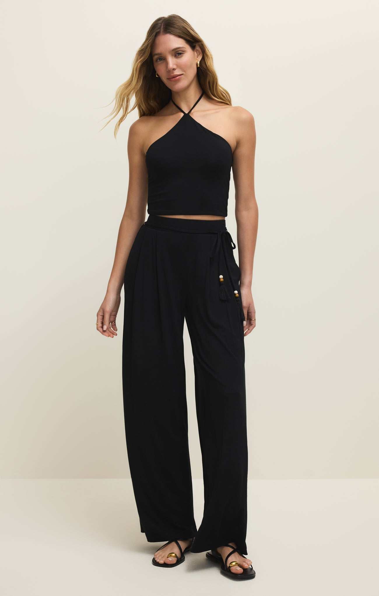 Lydia Wide Leg Stretch Pant Secondary image