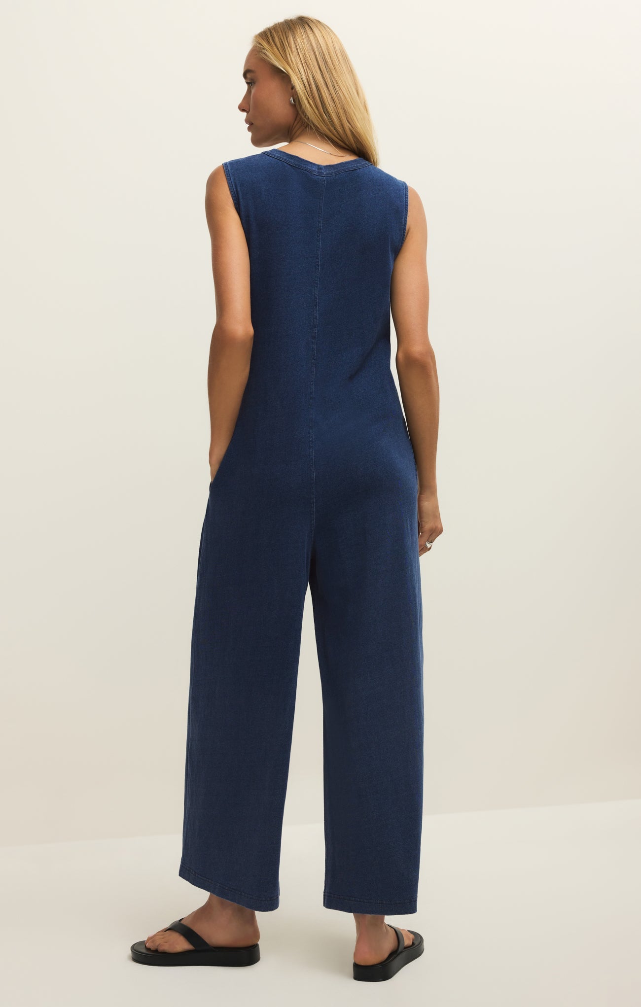 Fiona Jersey Denim Jumpsuit Secondary image
