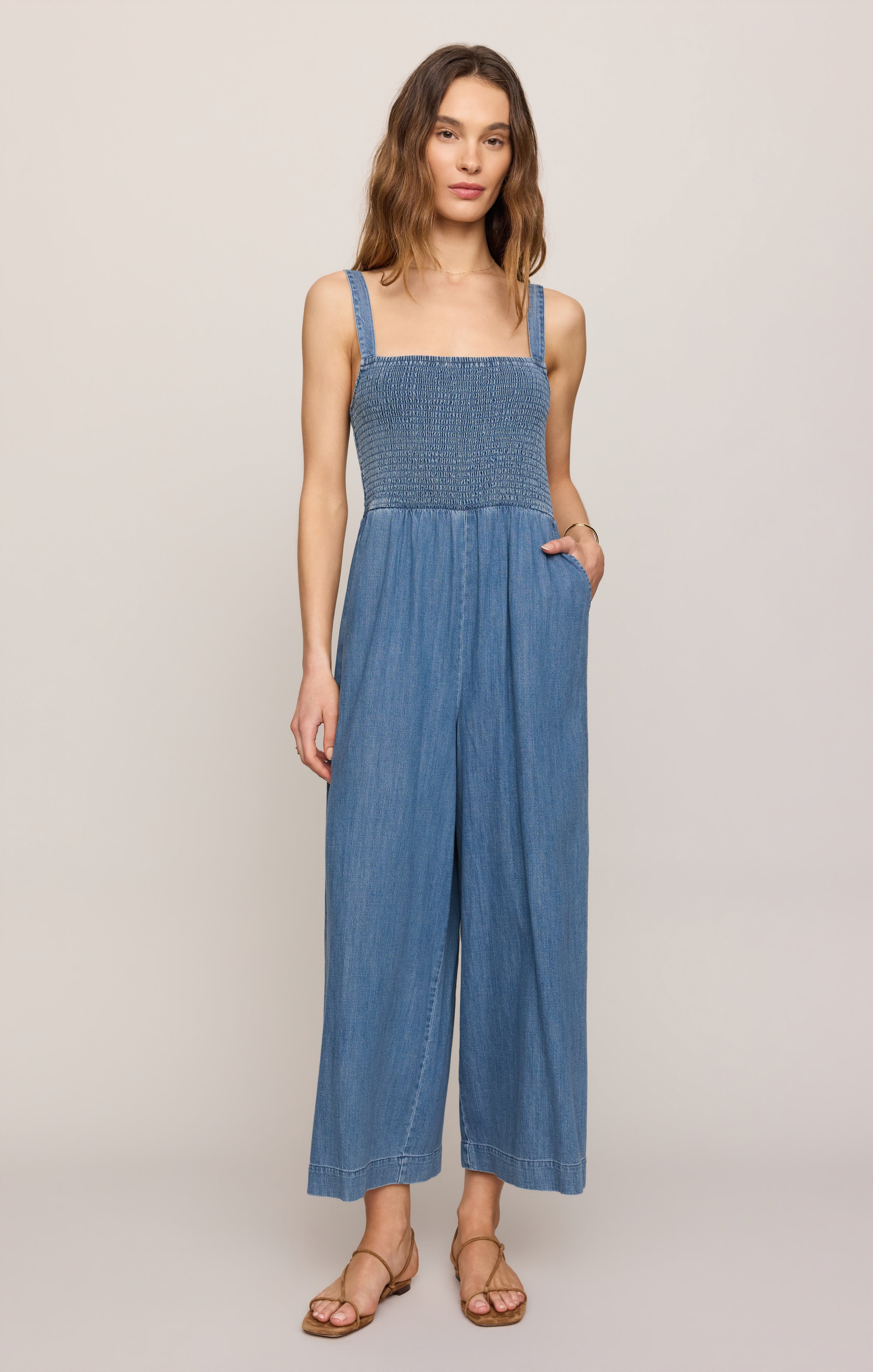 Mai Chambray Jumpsuit Main image