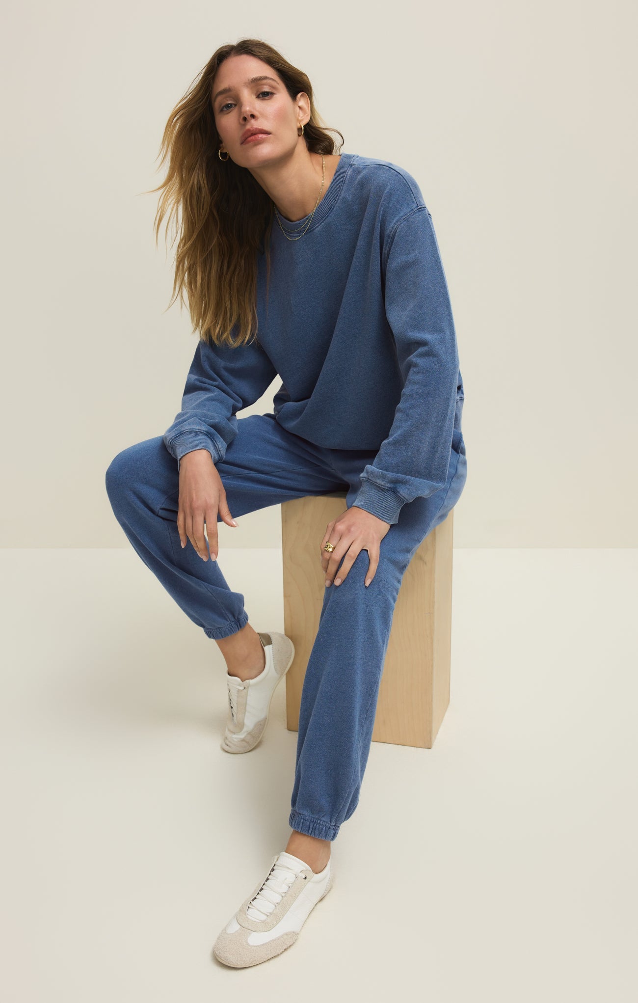 Downtown Knit Denim Jogger