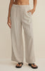 Henri Striped Linen Wide Leg Pant
