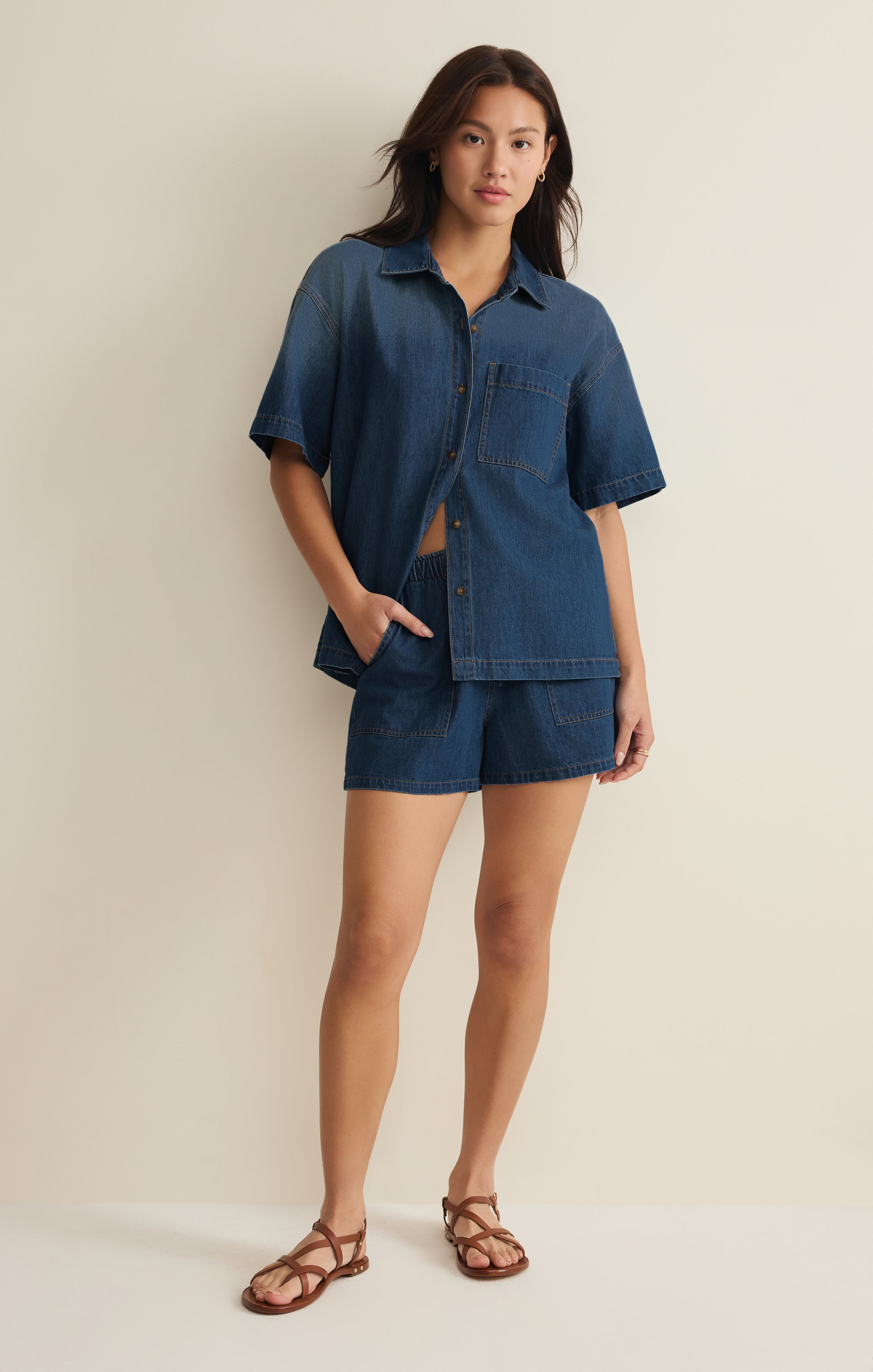 Daycation Denim Utility Short