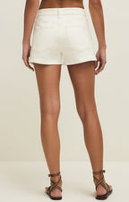 Camila High Rise A-Line Denim Short
