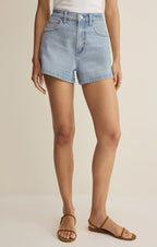 Camila High Rise A-Line Denim Short