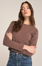 Modern Slub Long Sleeve Top