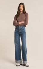 Modern Slub Long Sleeve Top
