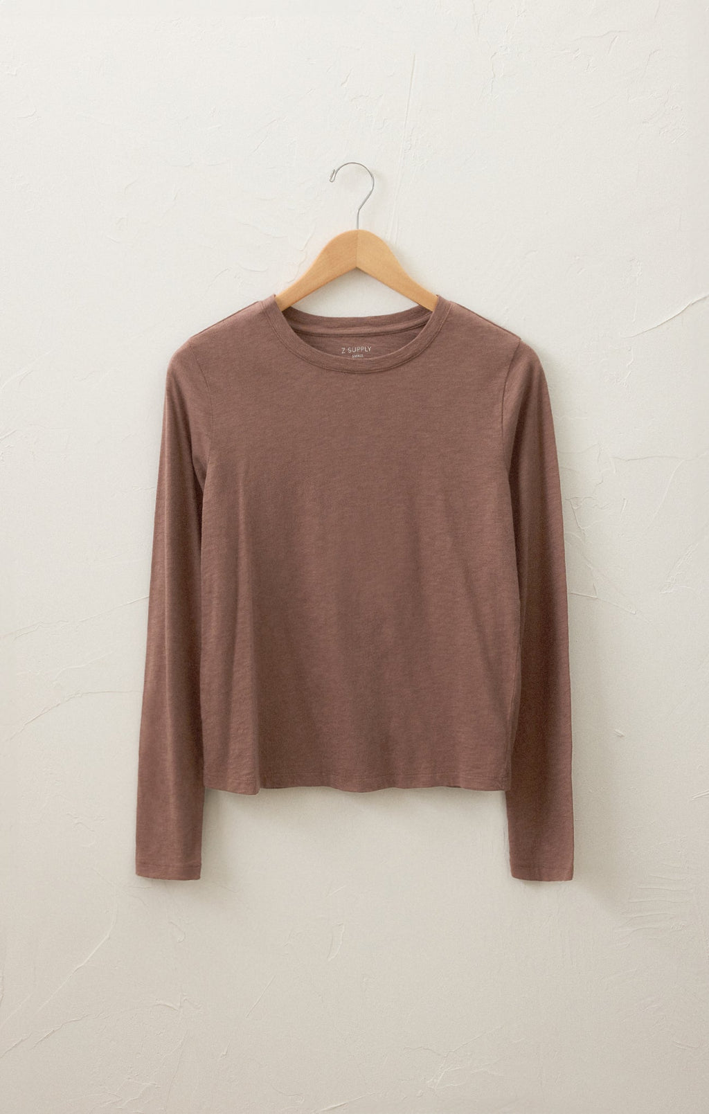 Modern Slub Long Sleeve Top
