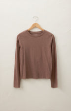 Modern Slub Long Sleeve Top