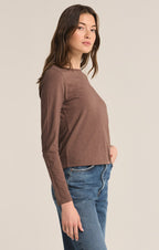 Modern Slub Long Sleeve Top