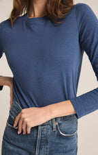 Modern Slub Long Sleeve Top
