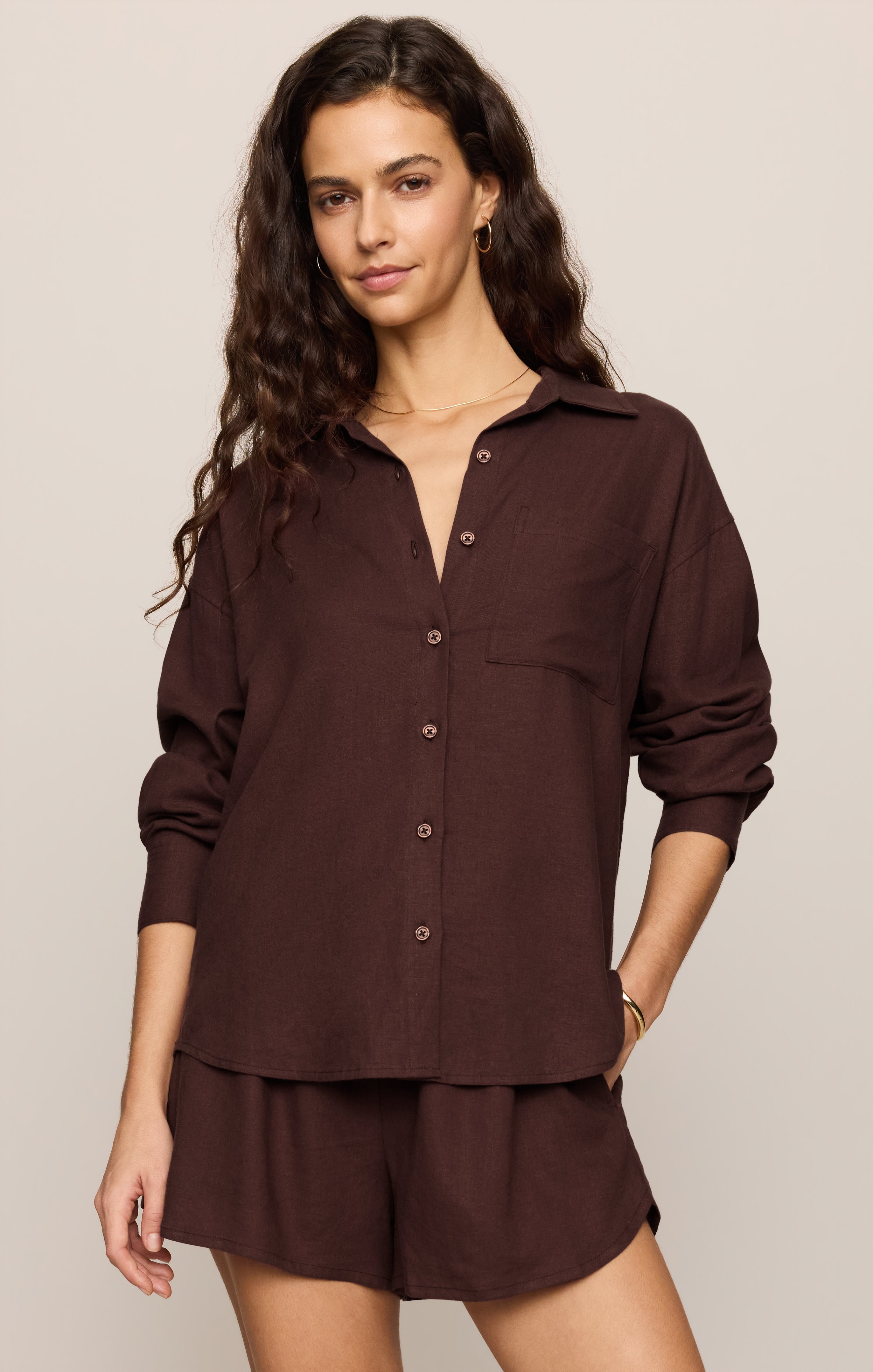Alfie Linen Button Up Secondary image