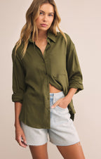 Alfie Linen Button Up