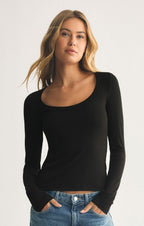 Second Skin Scoop Neck Top