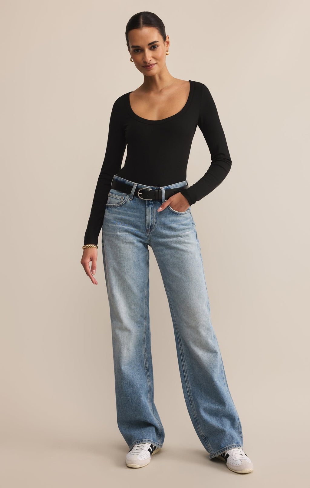 Second Skin Scoop Neck Top