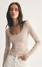 Second Skin Scoop Neck Top