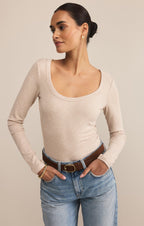 Second Skin Scoop Neck Top