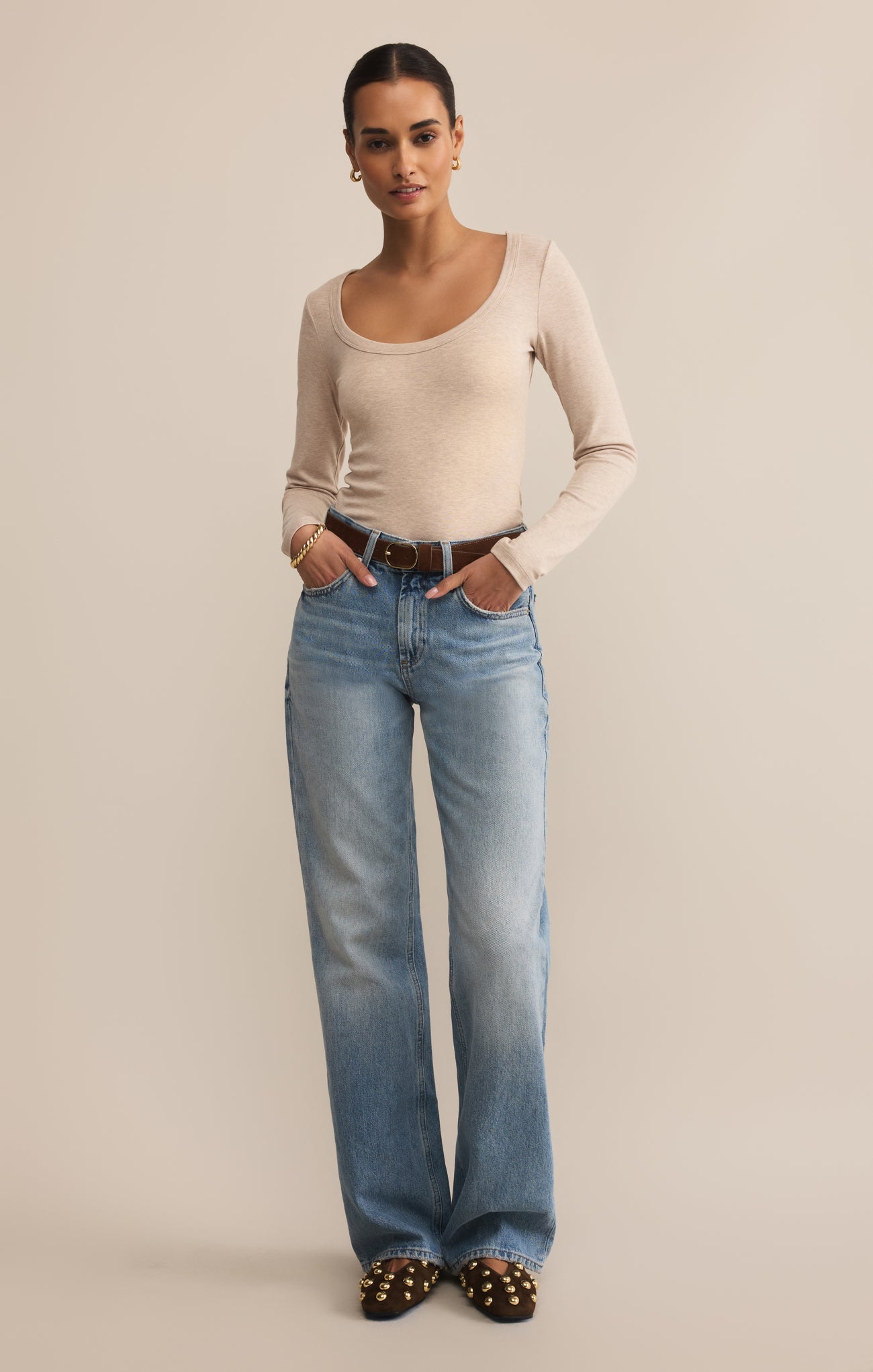 Second Skin Scoop Neck Top
