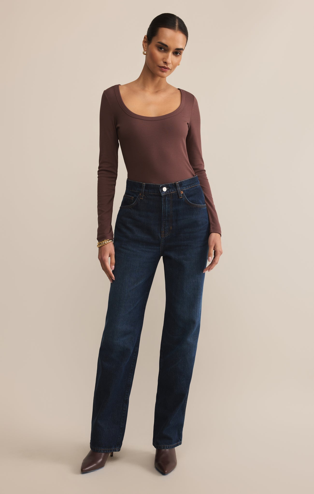 Second Skin Scoop Neck Top