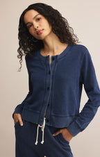 Daily Knit Denim Cardigan