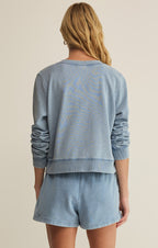 Daily Knit Denim Cardigan