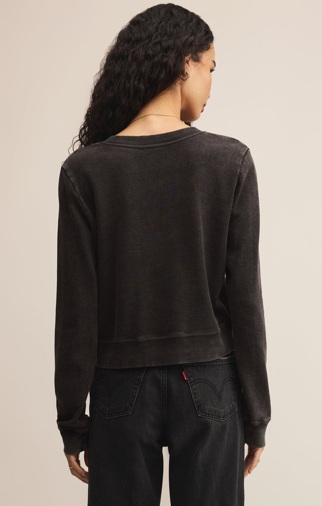 Daily Knit Denim Cardigan