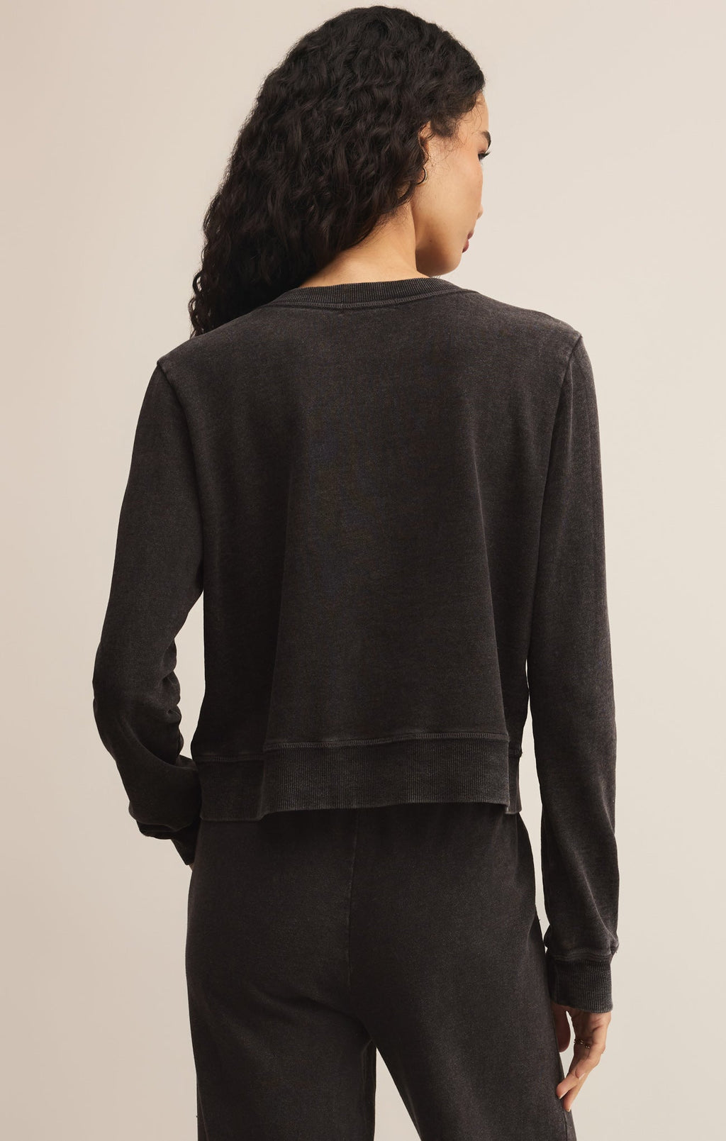 Daily Knit Denim Cardigan