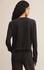 Daily Knit Denim Cardigan