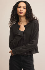 Daily Knit Denim Cardigan