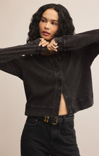 Daily Knit Denim Cardigan