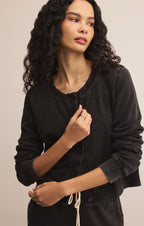 Daily Knit Denim Cardigan