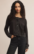 Daily Knit Denim Cardigan