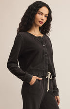 Daily Knit Denim Cardigan