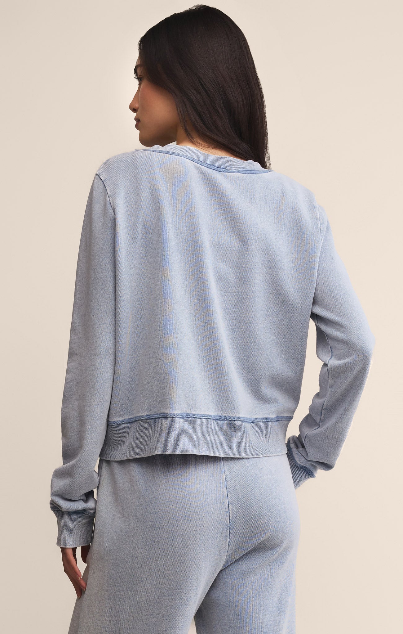 Daily Knit Denim Cardigan