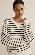 Stand Out Striped Modal Sweatshirt