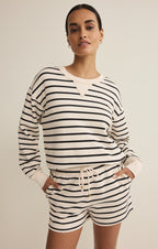 Stand Out Striped Modal Sweatshirt