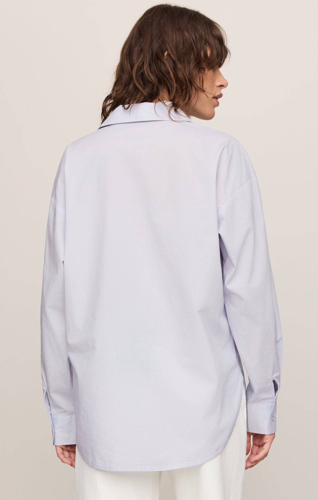 Elevated Poplin Button Up Top