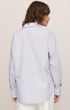 Elevated Poplin Button Up Top