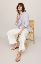 Elevated Poplin Button Up Top