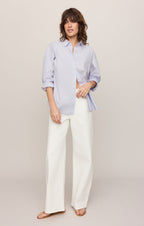 Elevated Poplin Button Up Top