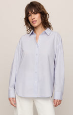 Elevated Poplin Button Up Top