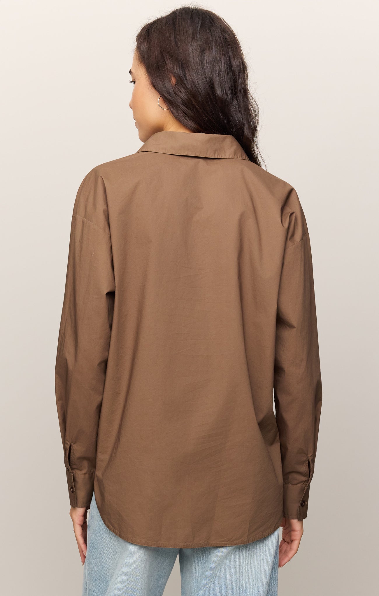 Elevated Poplin Button Up Top Secondary image