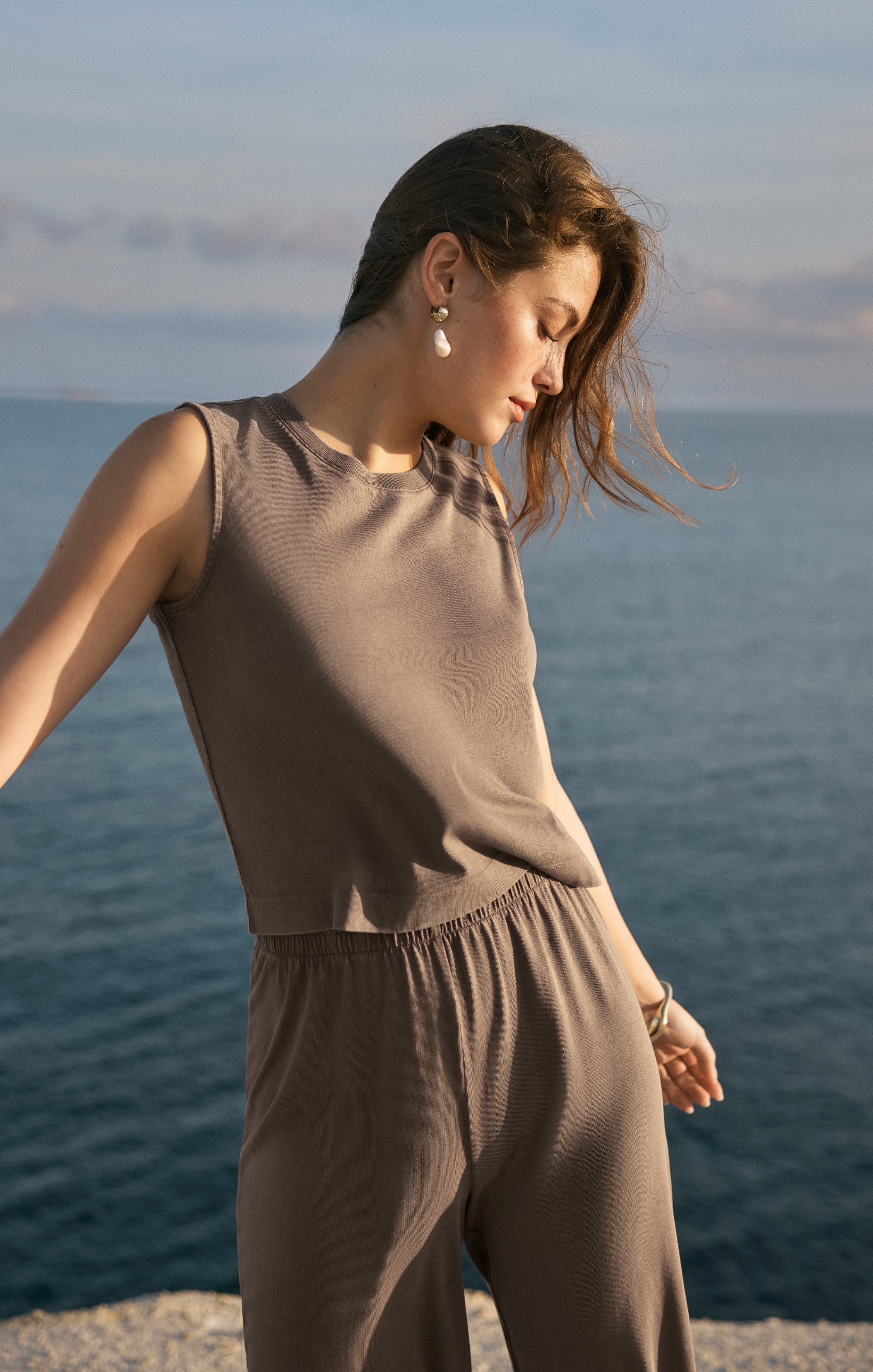 Sloane Cotton Jersey Tank Main image
