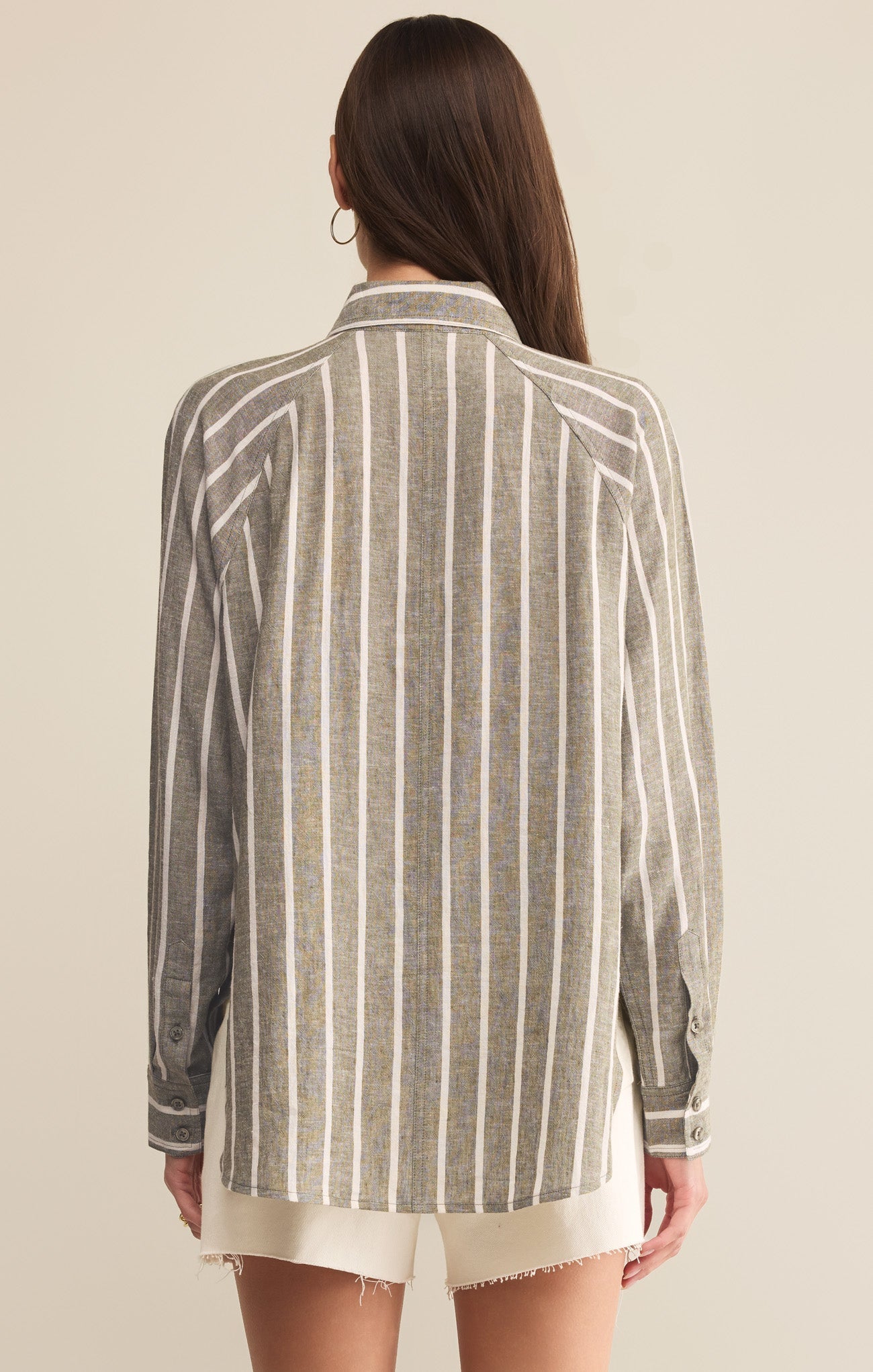 The Perfect Linen Striped Top