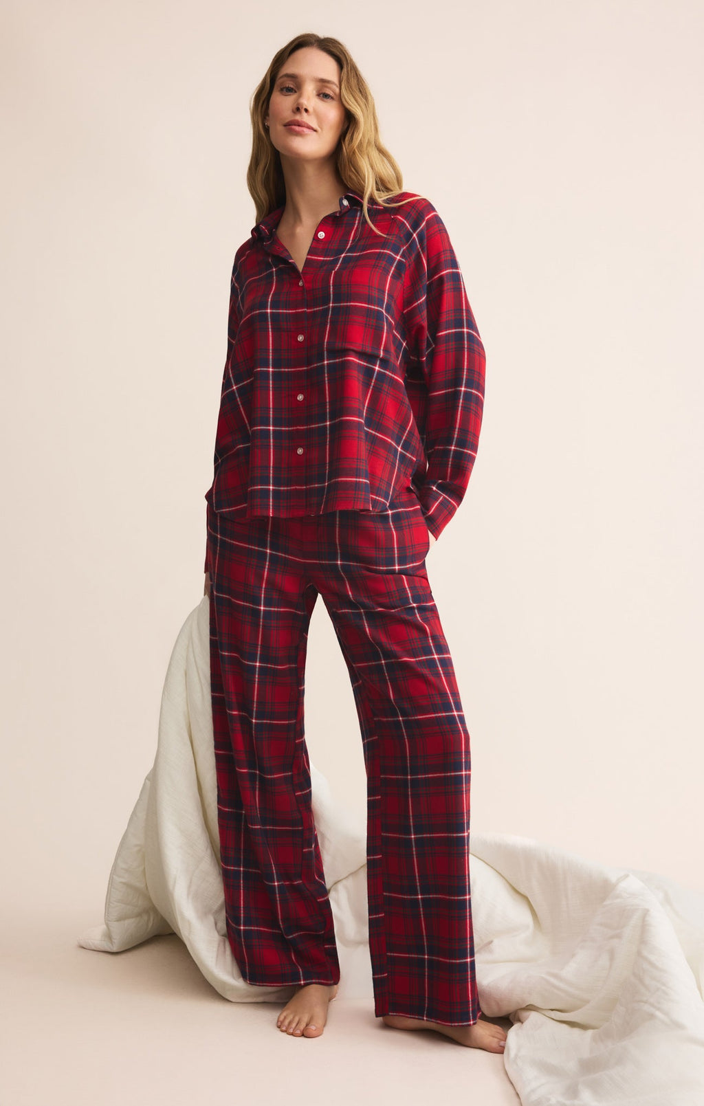 River Plaid Button Up