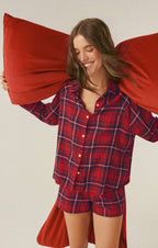 River Plaid Button Up