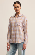 River Plaid Button Up