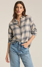 River Plaid Button Up