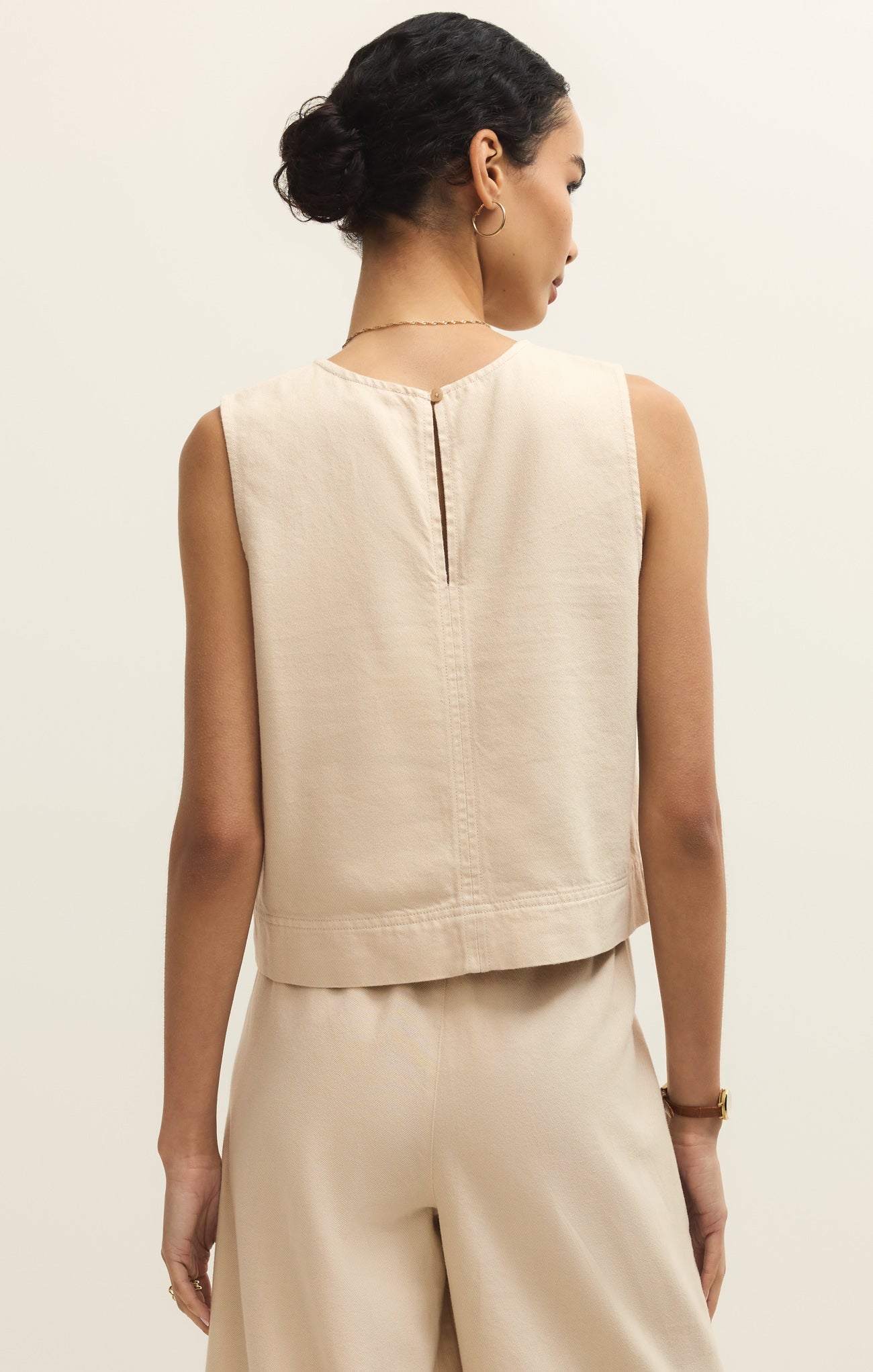 Sun Seeker Twill Cropped Tank Secondary image
