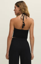 Lydia Cropped Halter Top